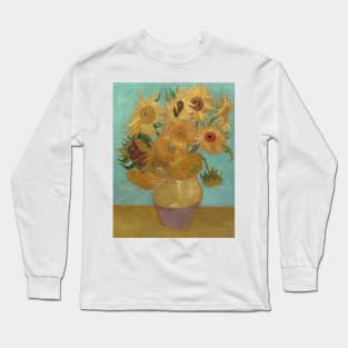 Sunflowers by Vincent van Gogh Long Sleeve T-Shirt